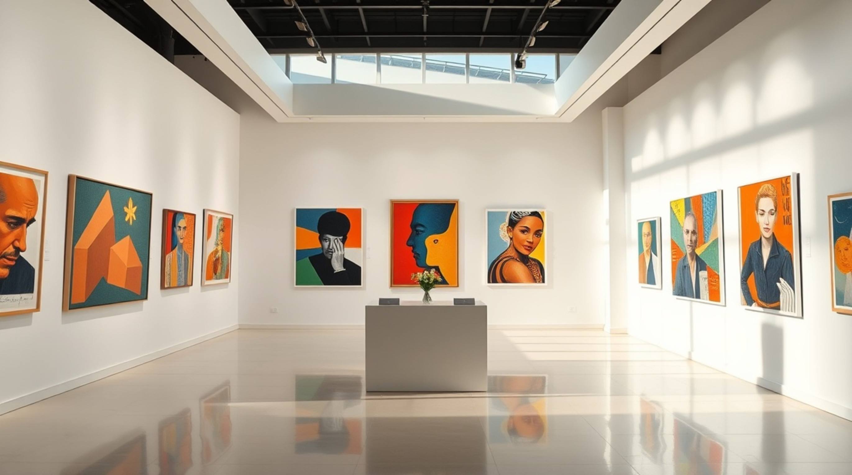 Art Gallery With Painting