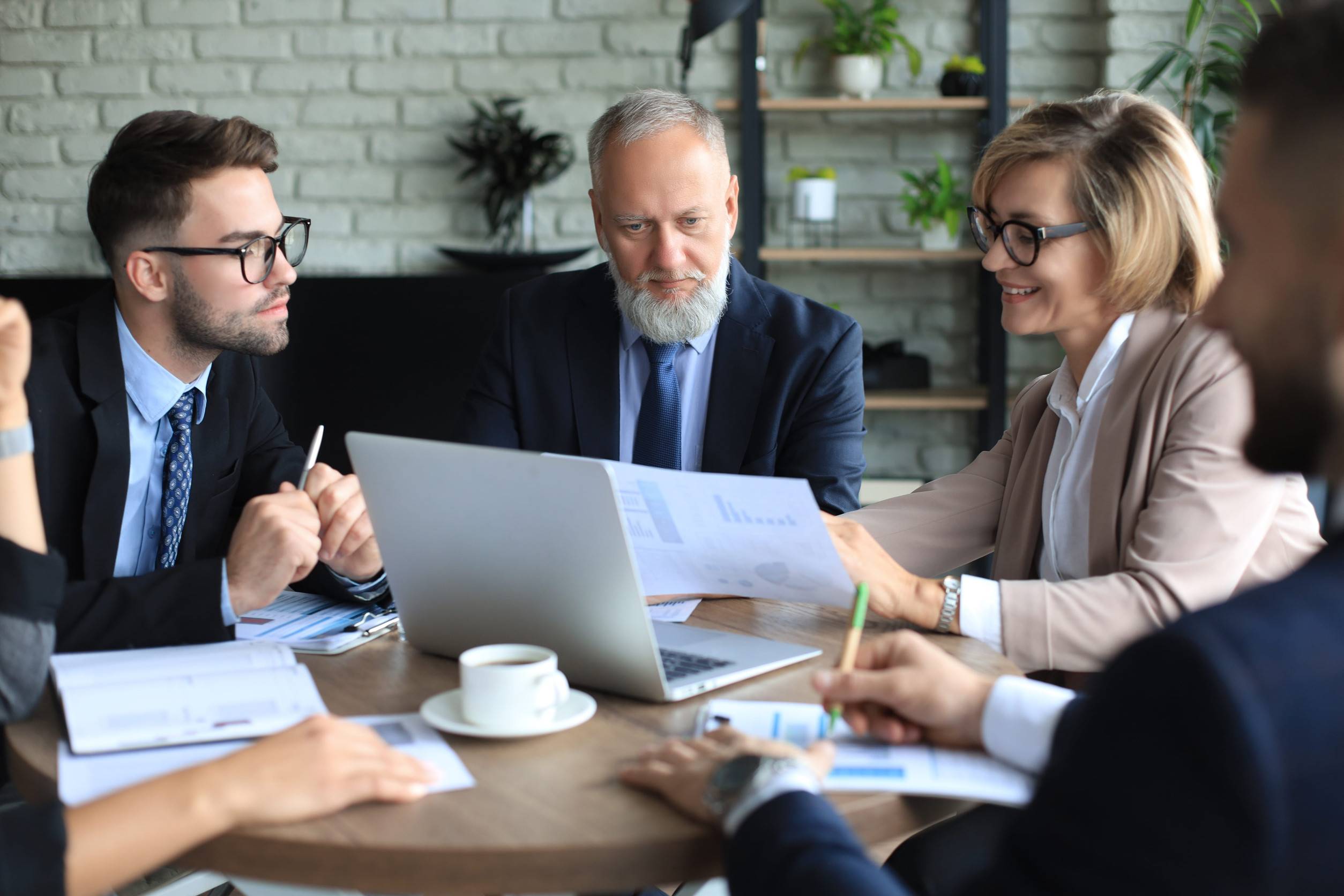 Business Professionals In A Meeting