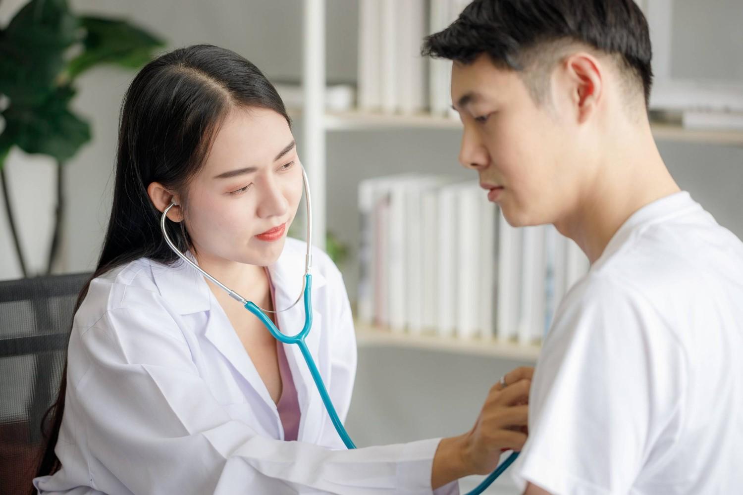 Doctor Checking A Patient