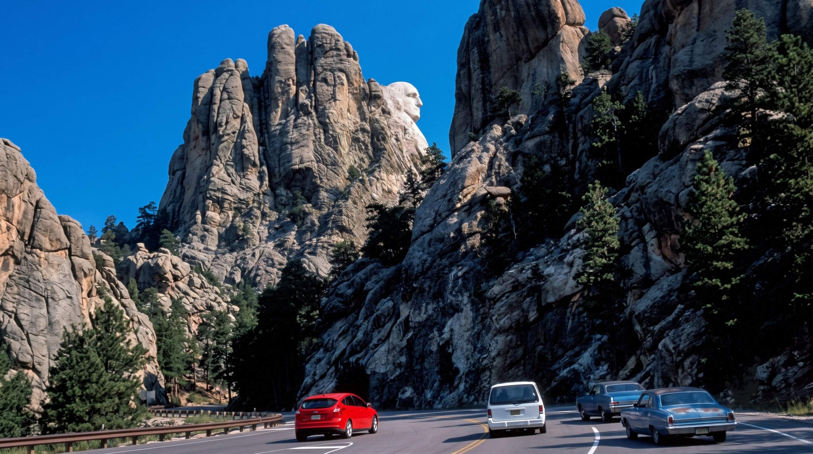 Driving To Mount Rushmore