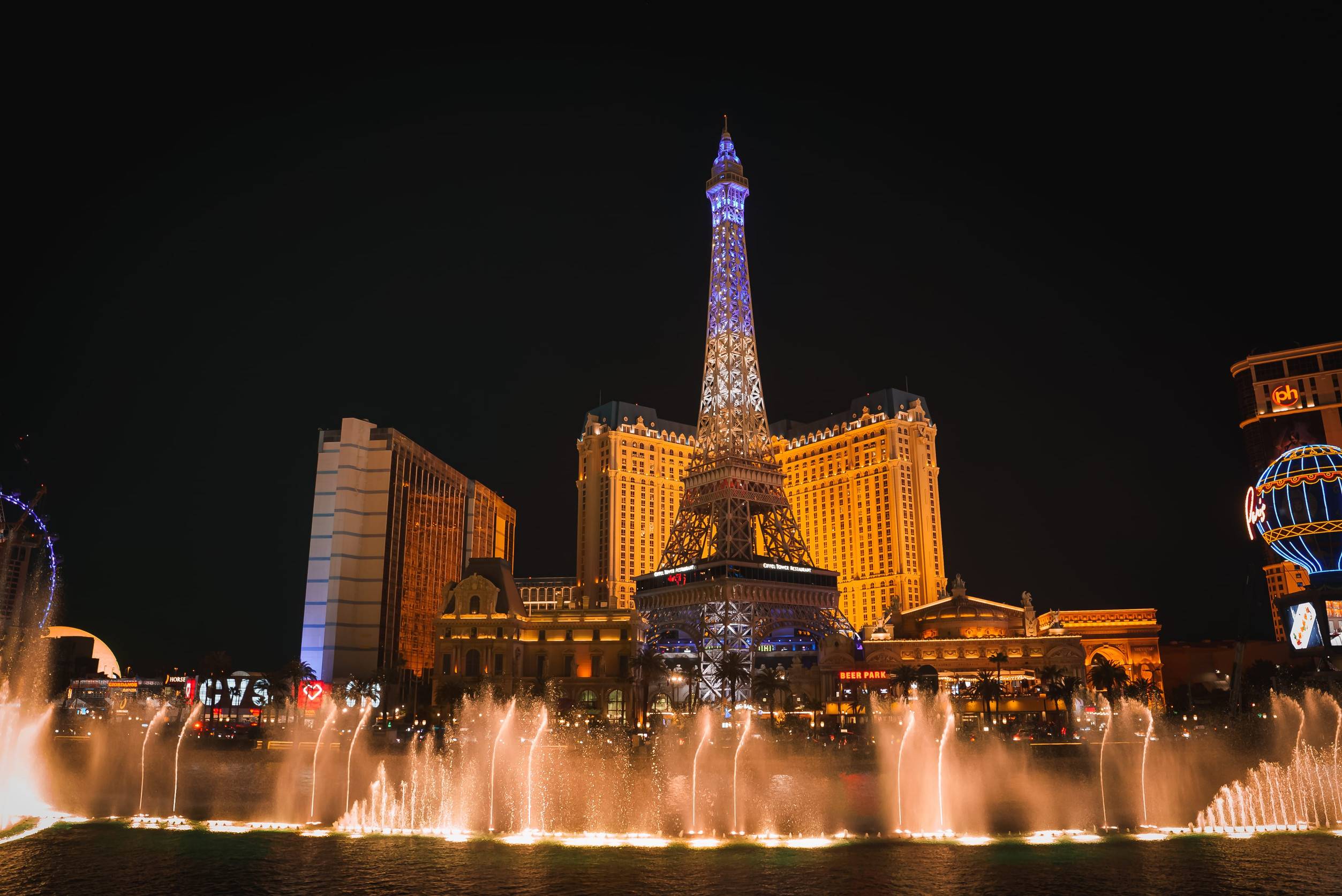 Eiffel Tower Replica At Paris Las Vegas Hotel
