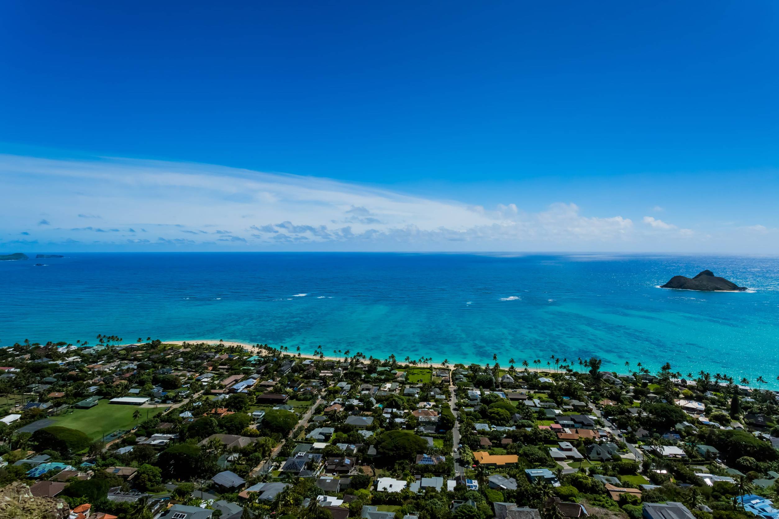 Lanikai In Oahu Island